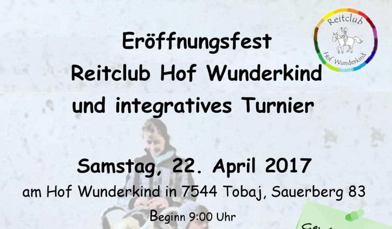 Eröffnungsfest des „Reitclubs Wunderkind“